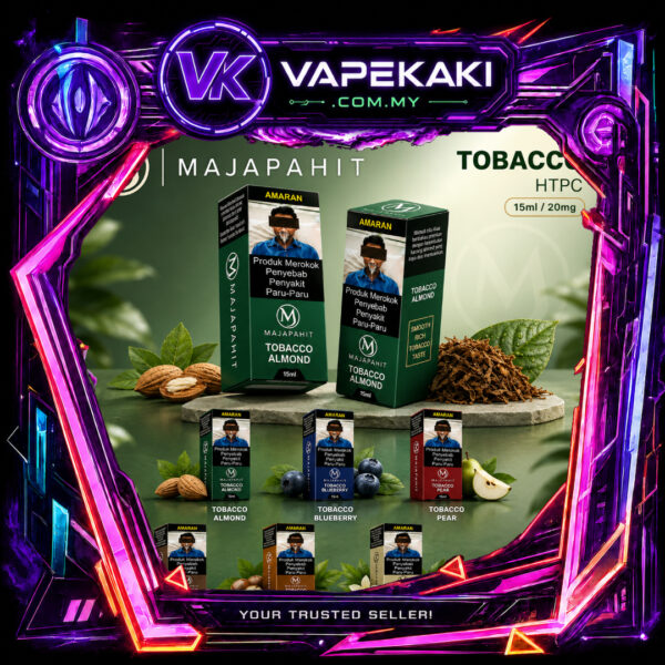 majapahit 15ml e liquid tobacco series htpc 20mg akta 852 registered genuine stock buy now