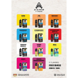 acme freebase e liquid 15ml 20mg akta registered genuine stock buy now