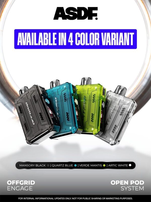 offgrid engage starter kit (include 0.4 ohm & 06 ohm cartridge) genuine stock buy now