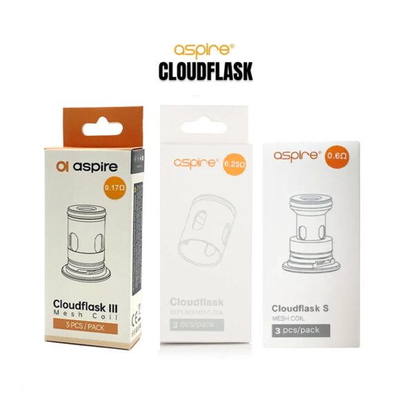aspire cloudflask occ mesh coils 0.17 Ω / 0.25 Ω / 0.6 Ω genuine stock buy now aspire cloudflask occ mesh coils 0.17 Ω / 0.25 Ω / 0.6 Ω genuine stock buy now
