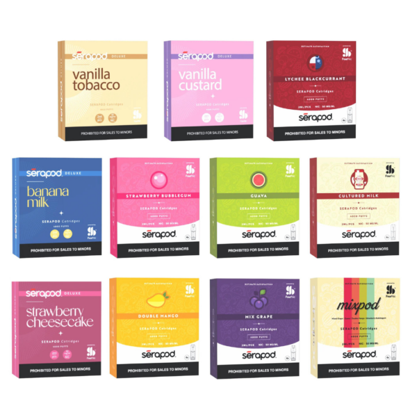 serapod cellera 4 in 1 prefilled cartridge pack genuine stock buy now serapod cellera 4 in 1 prefilled cartridge pack genuine stock buy now