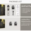 dotpod plus device 1500mah built in battery genuine stock buy now dotpod plus device 1500mah built in battery genuine stock buy now