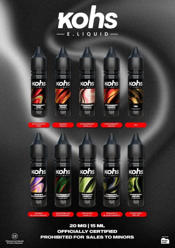 kohs e liquid 15ml 20mg akta 852 registered genuine stock buy now kohs e liquid 15ml 20mg akta 852 registered genuine stock buy now