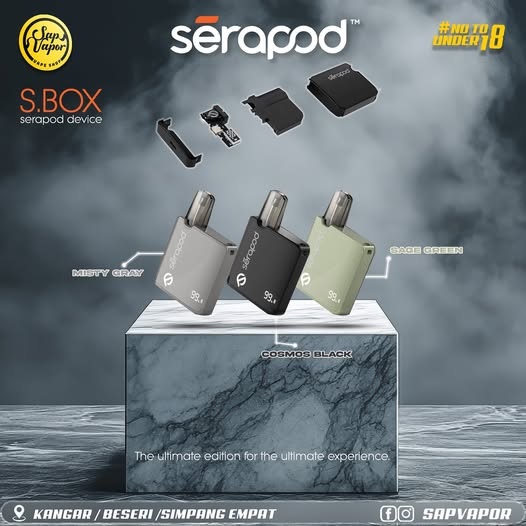 serapod s.box special edition device genuine stock buy now