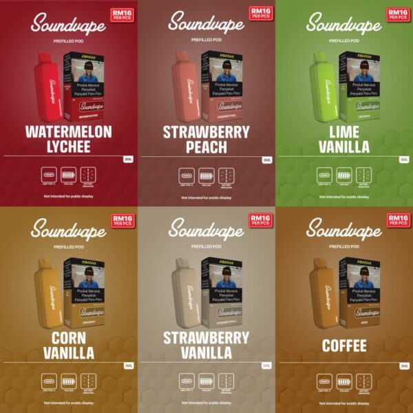 sounnvape 1 Soundvape 3000 Puff Pre-filled Cartridge | Official Authentic Product